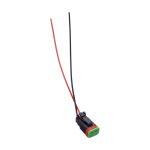 CONECTOR INYECTOR DIESEL, BOMBA INYECCION 2 CABLES